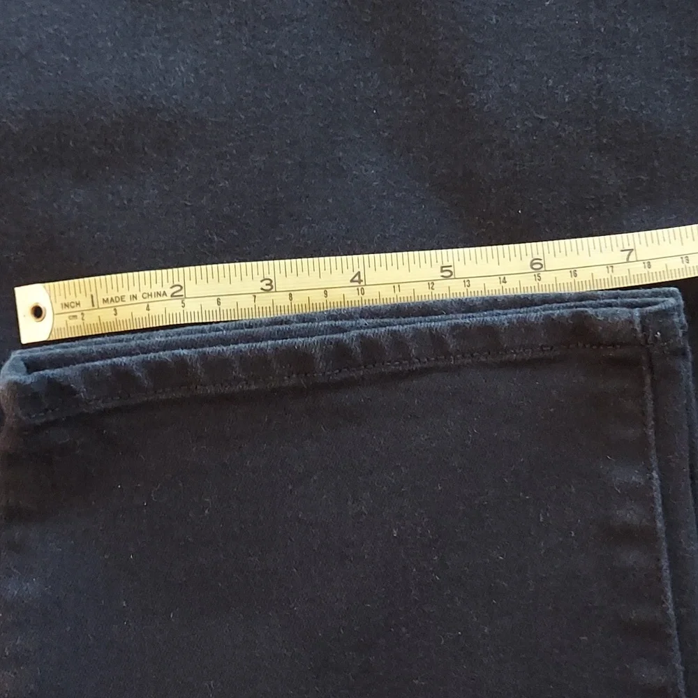 CHICO'S GIRLFRIEND SLIM LEG ANKLE JEANS IN DARK RINSE - Picture 6 of 9
